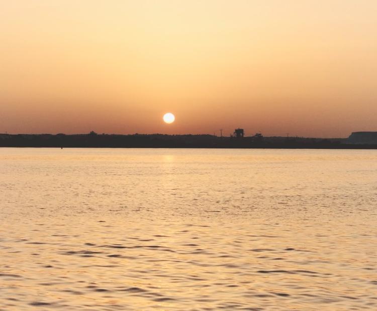 atardecer